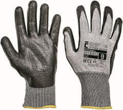 Cerva Group Protiporézne máčené nitrilové pracovní rukavice Razorbill
