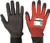 Free Hand Bezešvé máčené PVC pracovní rukavice Jacdaw, mechanické - univezální
