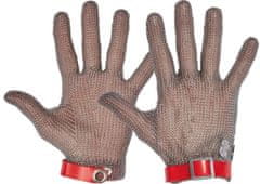 Protiporézne ocelové rukavice Bátmetall 171310, bez manžety