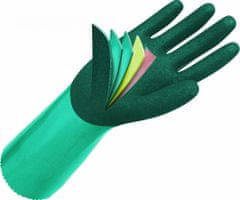 Free Hand Protichemické nitrilové rukavice Immer, délka 35 cm