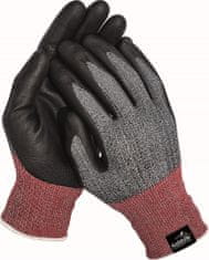 Protiporézne máčené ninitrilové pracovní rukavice Parva