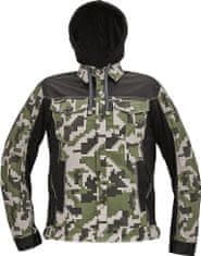 NEURUM Maskáčová montérková bunda s kapucí Neurum Camouflage