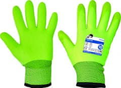 Zateplené máčené nylon/PVC pracovní rukavice Turtur, chladuodolné
