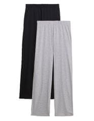 Marks & Spencer 2 ks pyžamových kalhot z bavlny a modalu s technologií Cool Comfort šedá 36 Regular