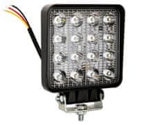 Carmotion Pracovní světlo LED, 12 / 24 V, 16 diod, Carmotion