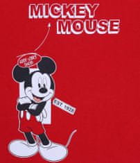 Disney Červená košilka s potiskem Mickey Mouse DISNEY, 98