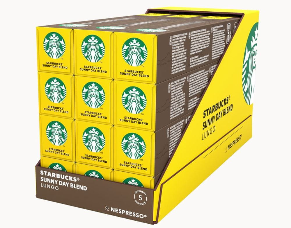 Starbucks by Nespresso Sunny Day Blend - kávové kapsle – 12x10 kapslí v balení