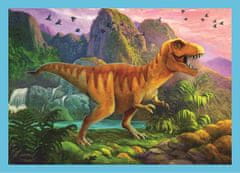 Trefl Puzzle Jedineční dinosauři 4v1 (12,15,20,24 dílků)