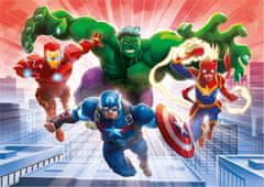 Clementoni Svítící puzzle Marvel: Avengers 104 dílků
