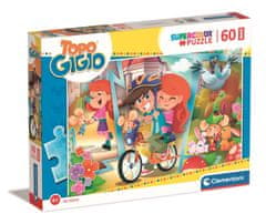 Clementoni Puzzle Myšák Gigio se baví s kamarády MAXI 60 dílků