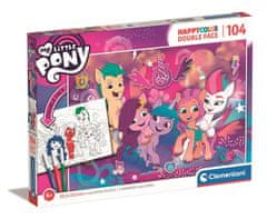 Clementoni Oboustranné puzzle My Little Pony 104 dílků