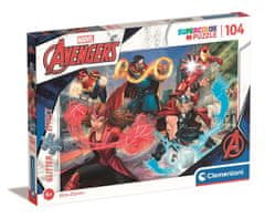 Clementoni Třpytivé puzzle Marvel: Avengers 104 dílků