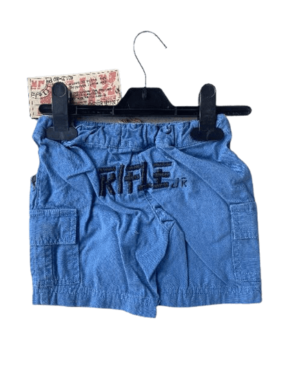 Unison  Dětské kraťasy ,šortky značky Rifle krátké světle modré , velikost 9/12 měsíců