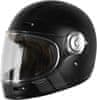 Retro helma na moto VEGA STRIPE černá S