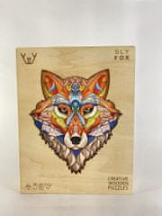Woodly Dřevěné puzzle – Sly Fox (liška), M