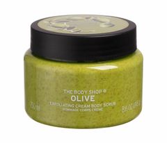 The Body Shop 250ml olive exfoliating cream body scrub