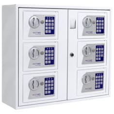 Rottner Keysystem 6 systém úschovy klíčů bílý | Elektronický zámek | 53.5 x 46.5 x 17 cm