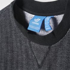 Adidas Mikina černá 123 - 128 cm/XS Trefoil Sweatshirt