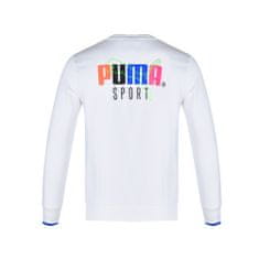 Puma Mikina bílá 188 - 191 cm/XL Sport Crew Sweat