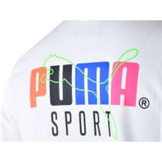 Puma Mikina bílá 188 - 191 cm/XL Sport Crew Sweat