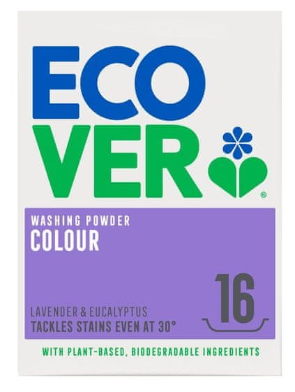 Levně Ecover Prací prášek na barevné prádlo 1200g