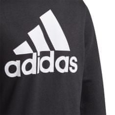 Adidas Mikina černá 159 - 164 cm/L Essentials Fullzip Hoodie JR