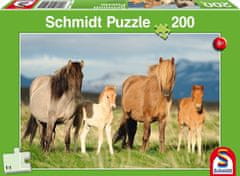 Schmidt Puzzle Stádo koní 200 dílků