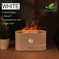 Kinscotec Aroma difuzer Fire bílý