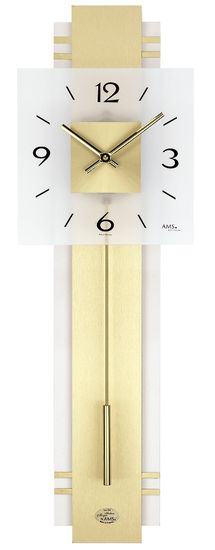 AMS design Kyvadlové nástěnné hodiny 7301 AMS 68cm