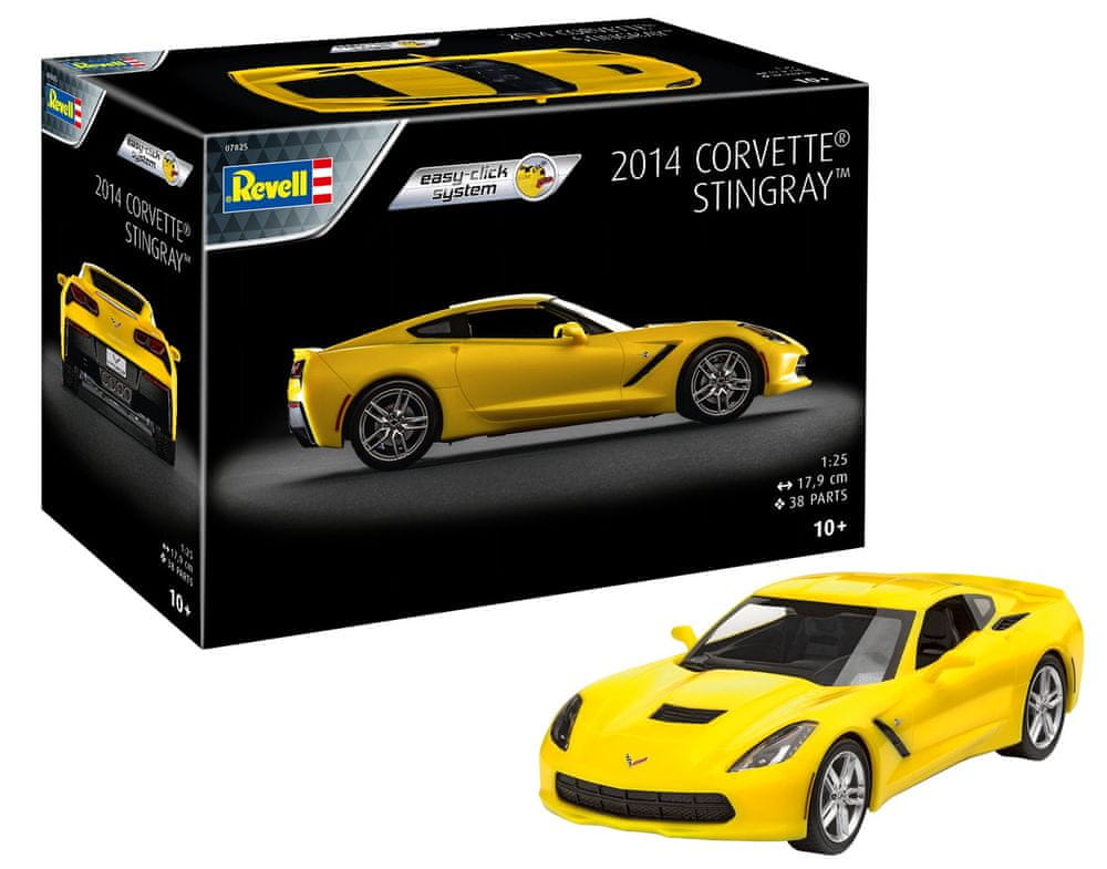 Levně Revell EasyClick auto 07825 - 2014 Corvette Stingray (1:25)