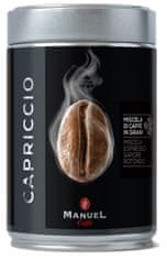 MANUEL CAFFÈ Italia Zrnková káva CAPRICCIO, 60% Arabica 40% Robusty, 250g