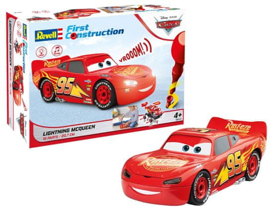 Revell First Construction auto 00920 - Lightning McQueen (světelné a zvukové efekty) (1:20) - použité