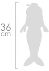 DeCuevas 20141 Plyšová panenka 2v1 OCEAN FANTASY - 36 cm