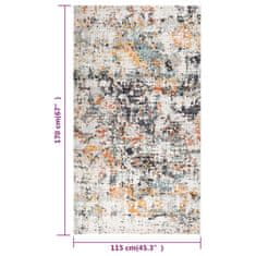 Vidaxl Venkovní koberec hladce tkaný 115 x 170 cm vícebarevný