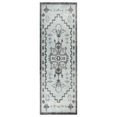 Vidaxl Venkovní koberec hladce tkaný 80 x 250 cm zelenošedý
