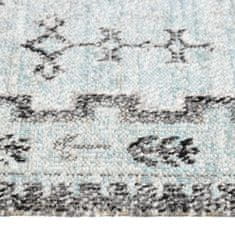 shumee Venkovní koberec hladce tkaný 80 x 250 cm zelenošedý