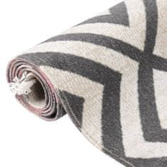 shumee Venkovní koberec hladce tkaný 115 x 170 cm světle černobéžový