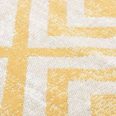 Greatstore Venkovní koberec hladce tkaný 80 x 150 cm žlutobéžový