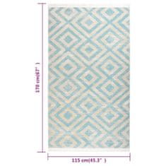 shumee Venkovní koberec hladce tkaný 115 x 170 cm zelenobéžový