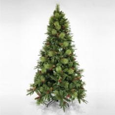 Eurolamp SA Vánoční umělý stromek Borovice se šiškami 180 cm