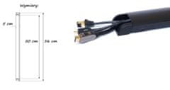 Sonorous Cable Channel 50cm black