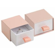 Jan KOS Pudrově růžová dárková krabička na šperky DE-3/A5/A1