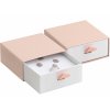 Pudrově růžová dárková krabička na soupravu šperků DE-5/A5/A1