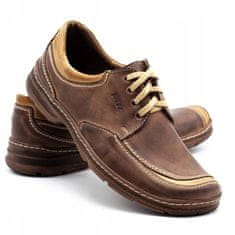 Joker Pánské kožené boty 936 brown velikost 45