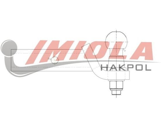 HAK-POL Sestava koule - adaptér pro USA (AM/103)