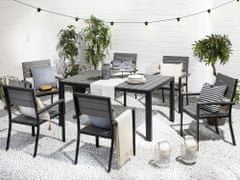 Beliani Zahradní stůl 150x90x74 cm šedý COMO