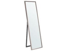 Beliani Stojací zrcadlo 40 x 140 cm stříbrné TORCY