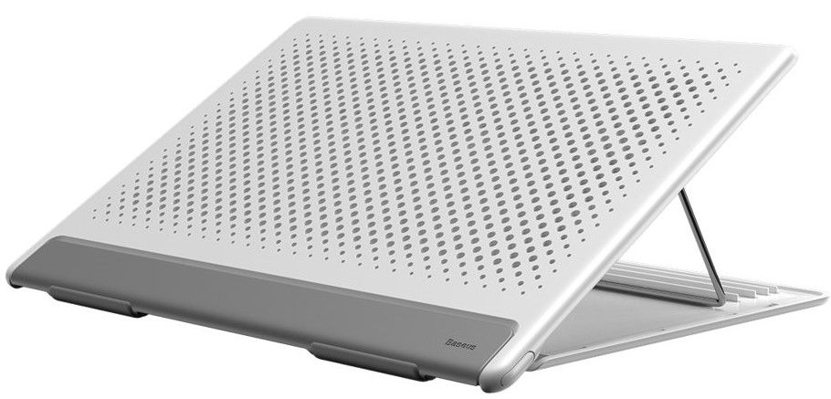 BASEUS přenosný stojan na notebook SUDD-2G, bílá-šedá
