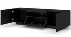 Homlando TV stolek AURA 150 cm univerzální: závěsné, stojící černá mat