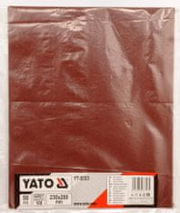 YATO Brusný papír 230 x 280 P100